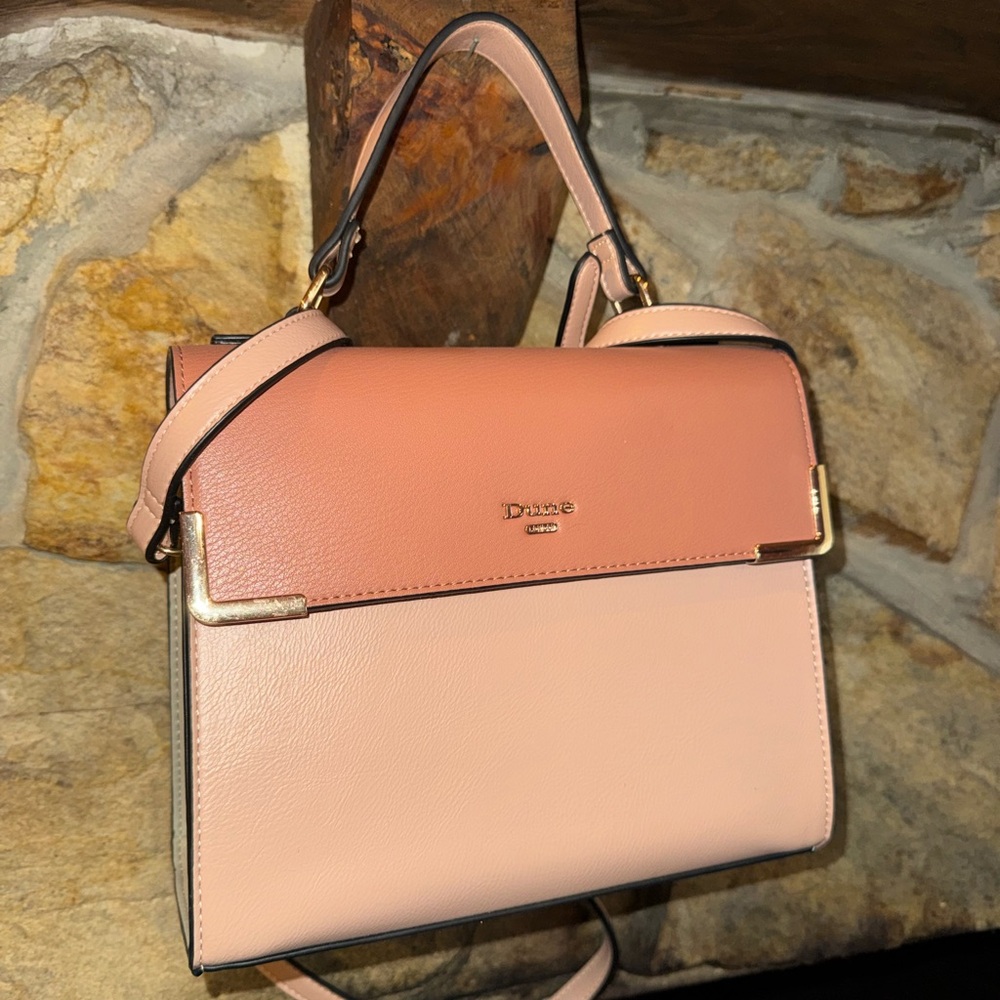 3/$30 Dune London Pink and Cream Women's Bag
